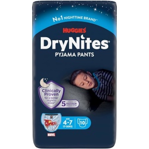 Huggies Drynites PJ Boy 4-7yr