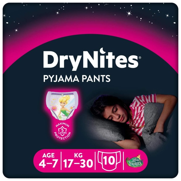 Huggies Drynites PJ Girl 4-7yrs