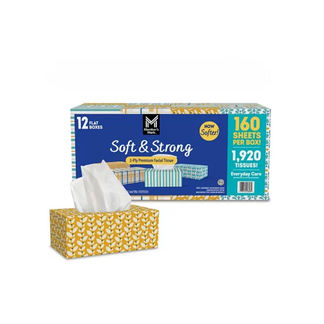 Member's Mark Soft & Strong 2 Ply Facial Tissue