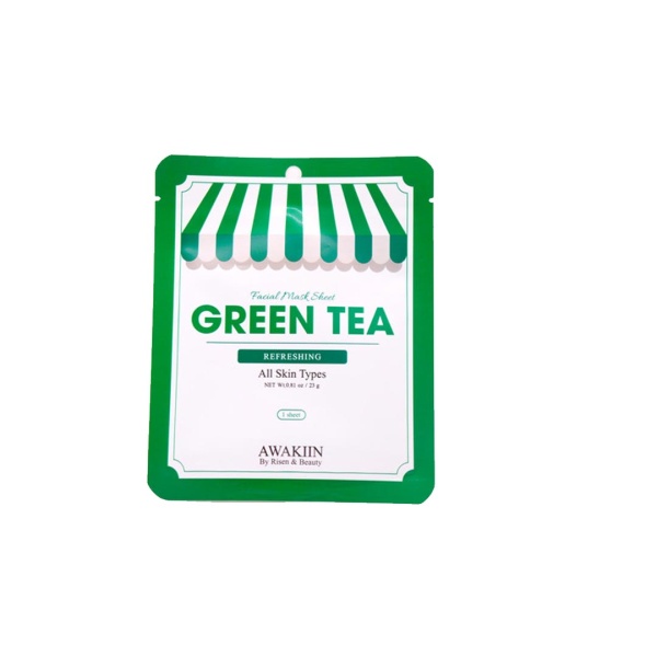 Awakiin Green Tea Facial Mask 1 Sheet