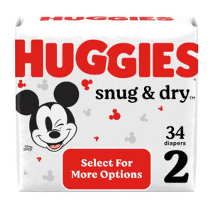 Huggies Snug & Dry 2- 34 CT