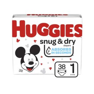 Huggies Snug & Dry 1-38ct