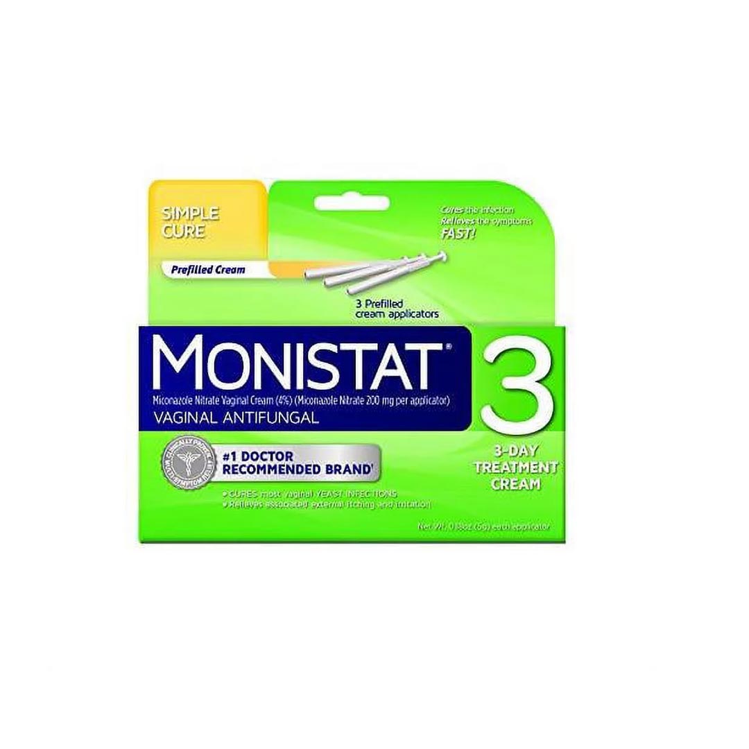 Monistat 3-3 Day Treatment Vaginal Antifungal Cream, 0.18 Oz