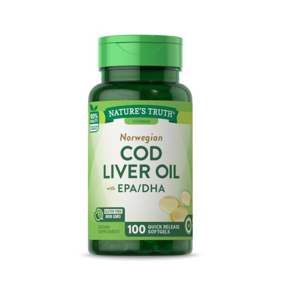 Nature's Truth Norwegian Cod Liver Oil with EPA, DHA
