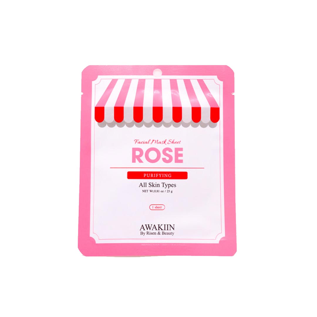 Awakiin Rose Face Mask 1 Sheet