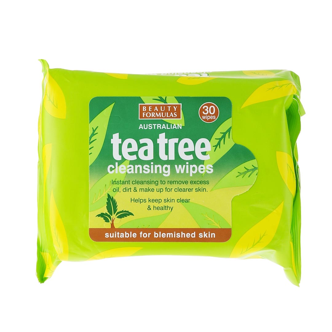 Beauty Formulas - Teatree Cleansing Wipes
