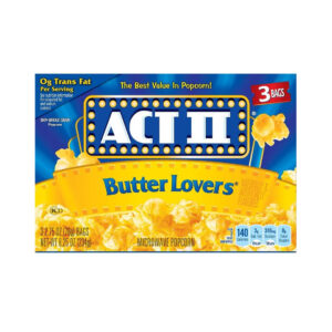 Act II Butter Lovers Popcorn 3Bags