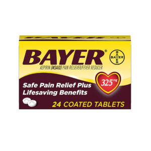 Bayer Aspirin Tabs 325Mg  24 tablets
