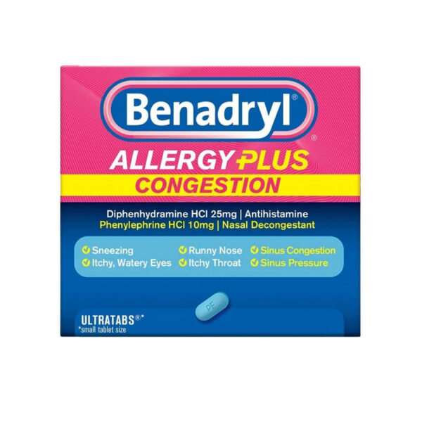 Benadryl Allergy+ Congestion