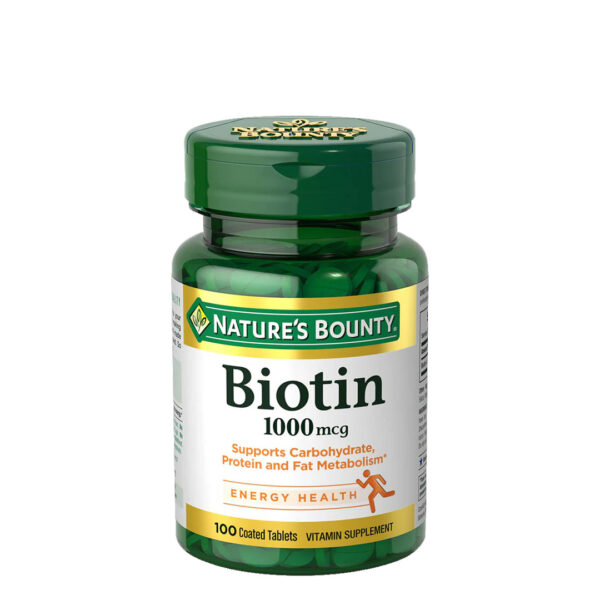 Nature's Bounty Biotin 1000mcg 100tabs