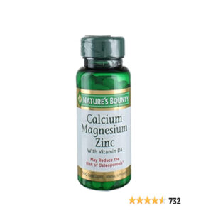 Nature's Bounty Calcium Magnesium Zinc W/D3
