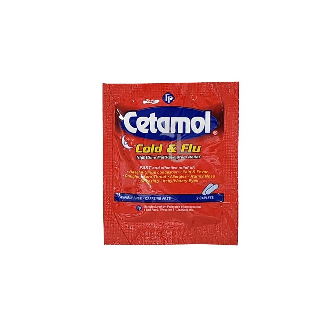 Cetamol Cld/Flu Night 2 Capsules