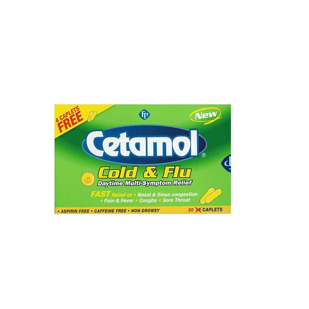 Cetamol Cold & Flu Day 20 Caps
