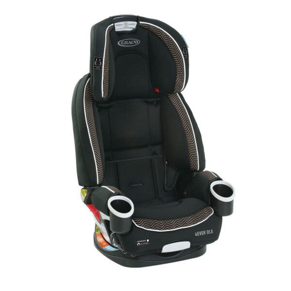 Graco 4Ever DLX 4-in-1, 10 Years Use Infant to Toddler Car Seat, Zagg, Includes Rear Facing, Forward Facing, HighbackBooster & Backless Booster Seat options