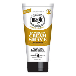 Magic Shave Cream Tubes Bald Head