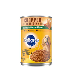Pedigree Ground Dinner Turkey & Bacon Flavor Canned Dog food 13.2oz