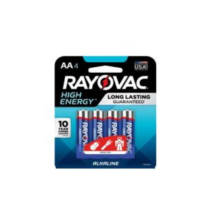 Rayovac AA, Alkaline, 4Pk