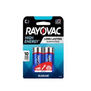 Rayovac C, Alkaline, 2 Pk