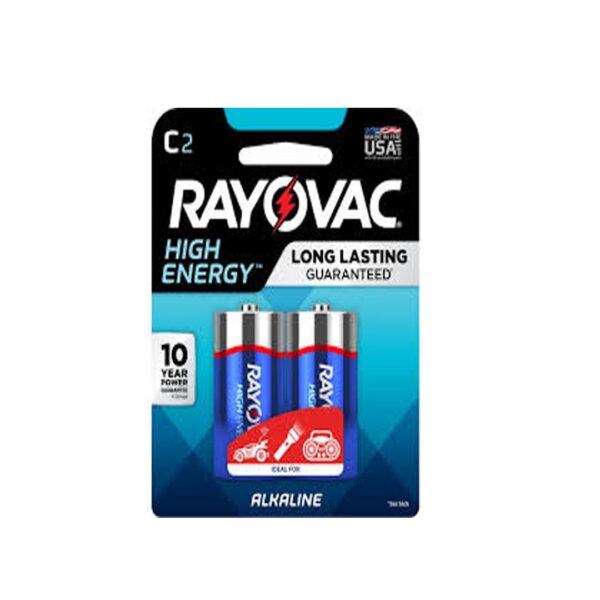 Rayovac C, Alkaline, 2 Pk