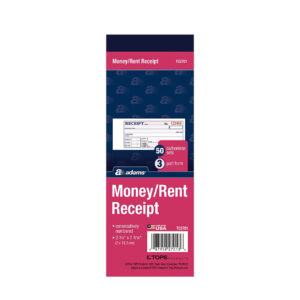 Money/Rent Receipt Book2 3/...