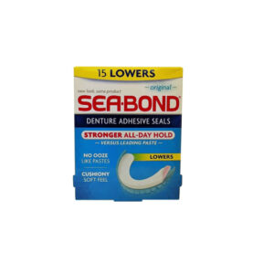 Sea Bond Denture Adhesive Seals 15ct Lowers