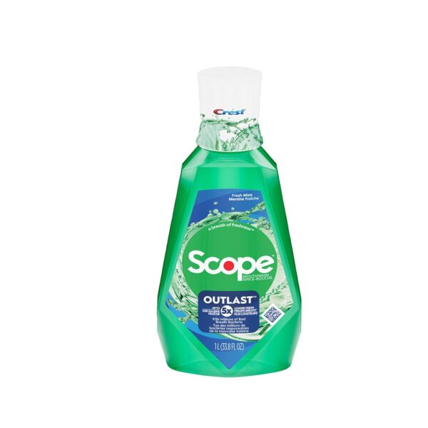 Crest Scope Outlast Fresh Mint 33.8oz