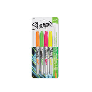 Sharpie Fine 4ct Neon Markers