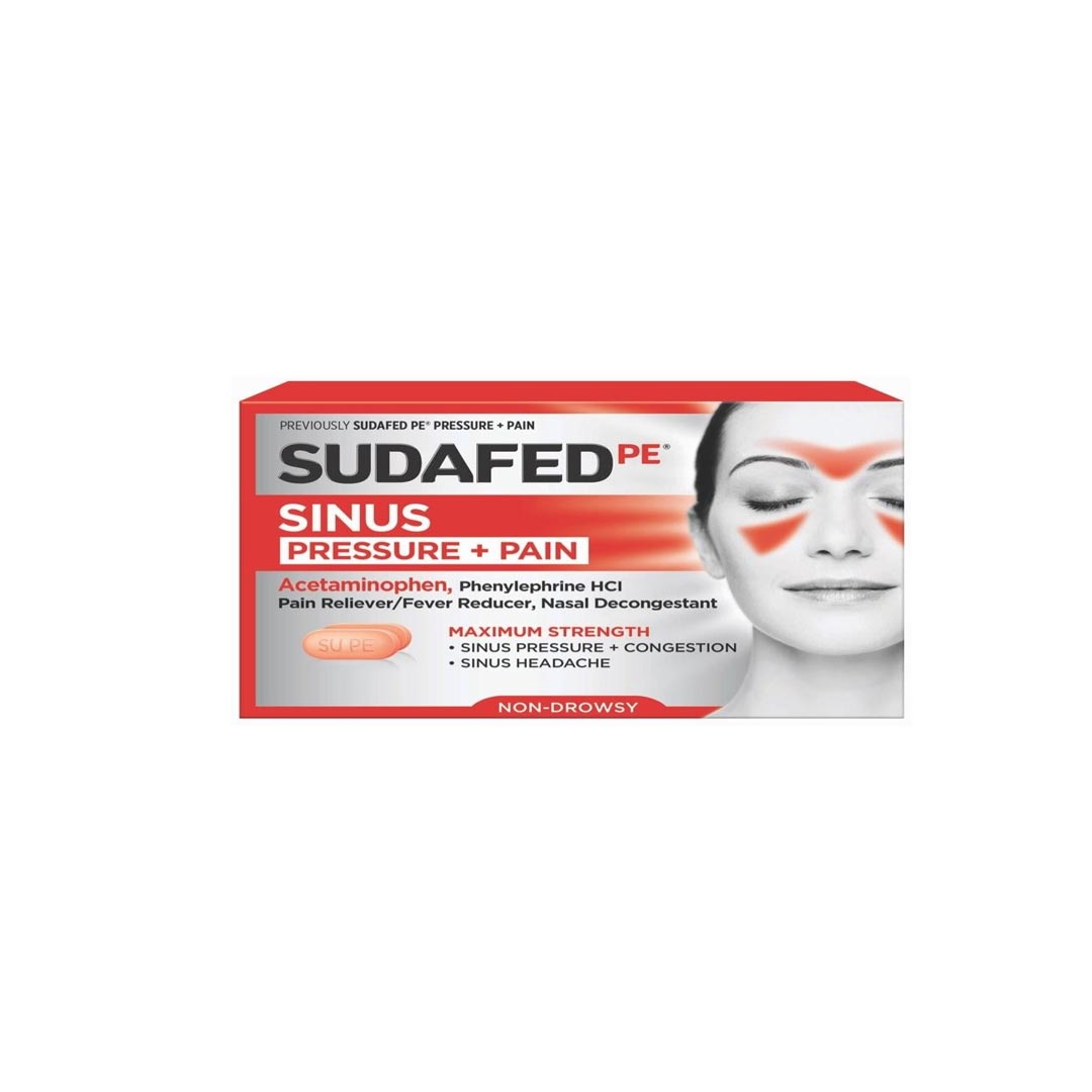 Sudafed PE Sinus Pressure + Pain