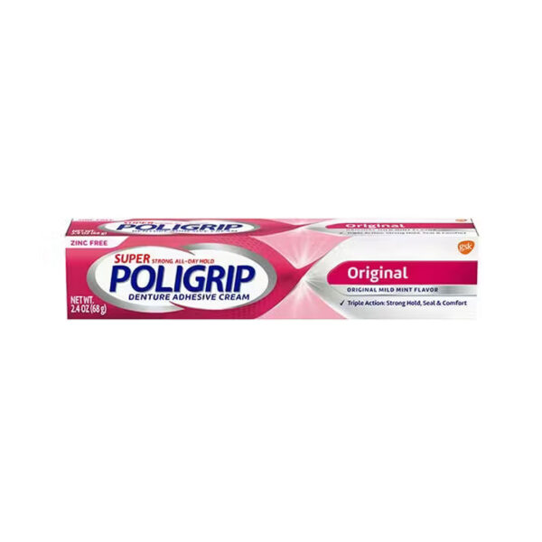 Poligrip Denture Adhesive Cream Original