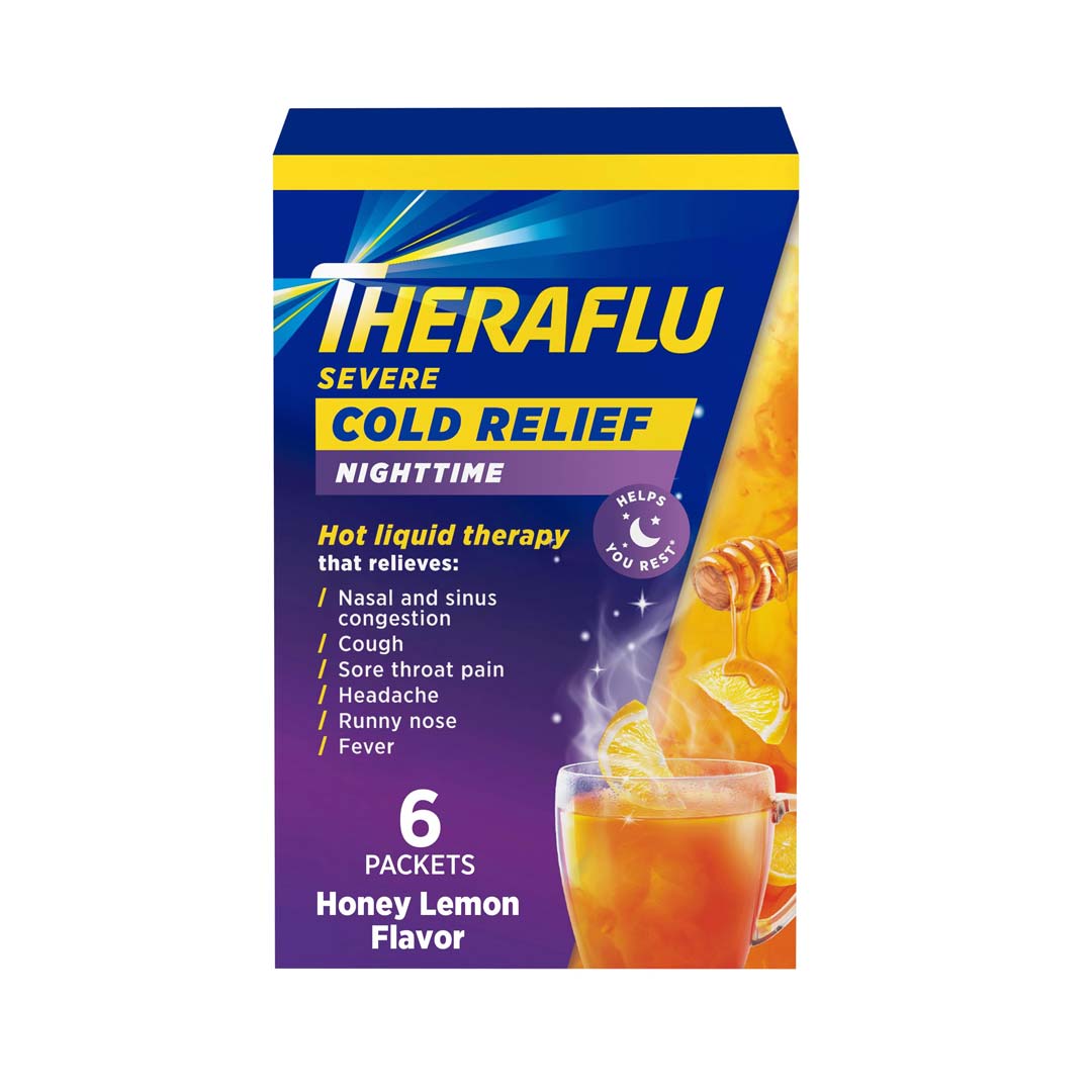 Theraflu Nighttime Severe Cold Relief Hot Liquid Therapy