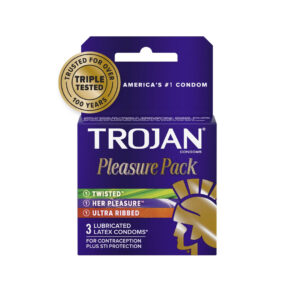 Trojan Pleasure Pack Latex Condoms