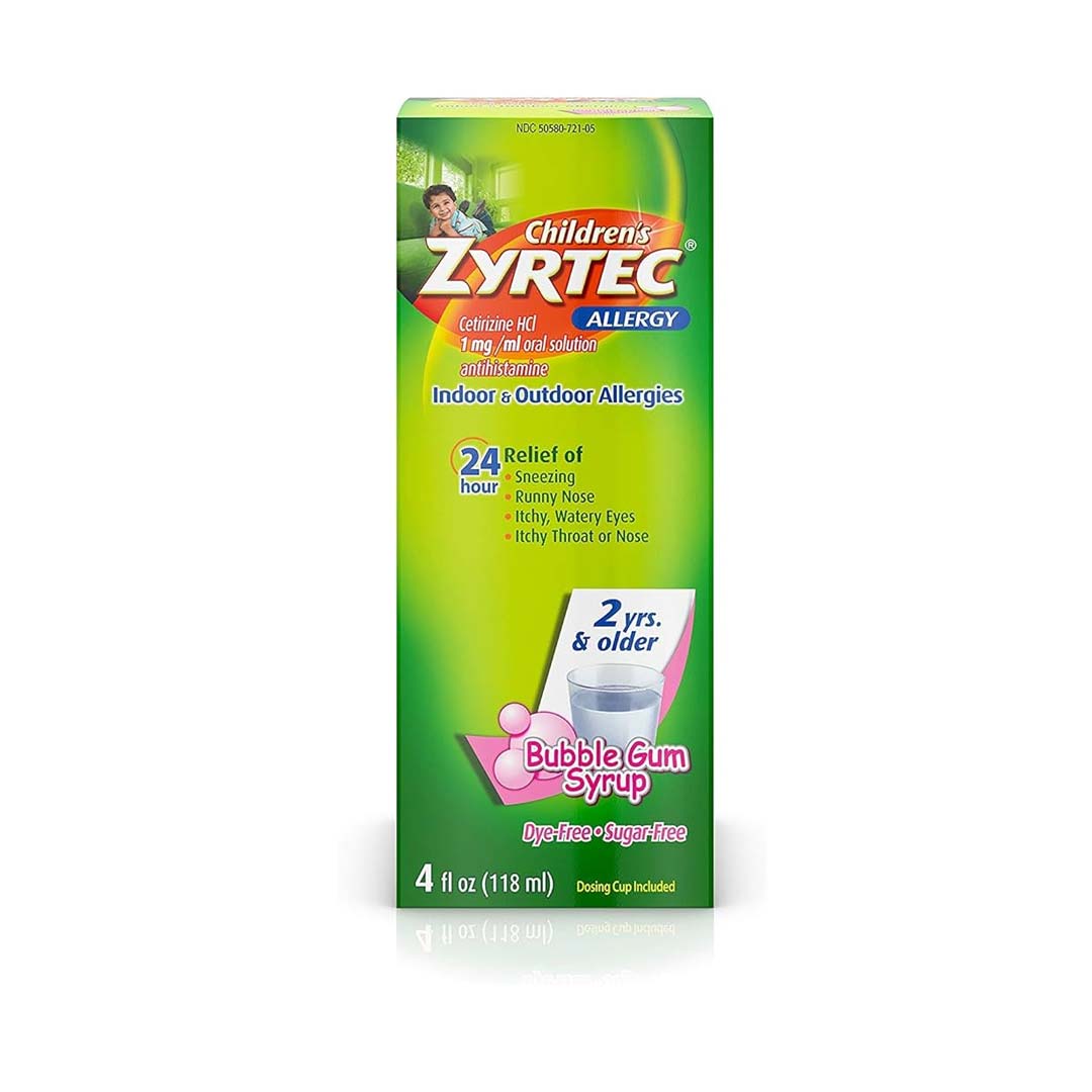 Zyrtec Children's Allergy Bubble Gum