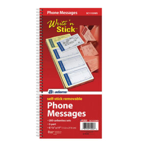 Adams Self Stick Phone Message Pad