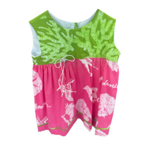 Androsia Print Girls Dress - Image 3