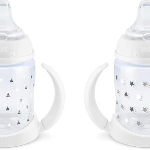 NUK Learner Cup, 6+ Months, Timeless Collection, Amazon Exclusive, 5 Oz, Pack of 2 – BPA Free, Spill Proof Sippy Cup