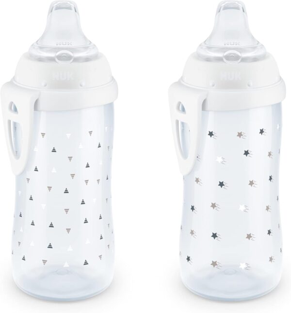 NUK Active Sippy Cup, 10 oz, 2 Pack, 12+ Months, Timeless Collection, Amazon Exclusive