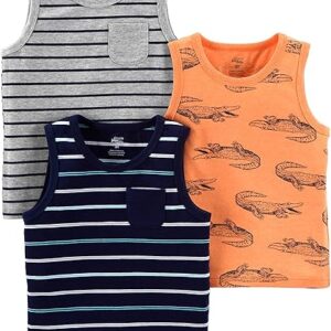 Simple Joys by Carter's Baby Boys' 3-Pack Muscle Tank Tops