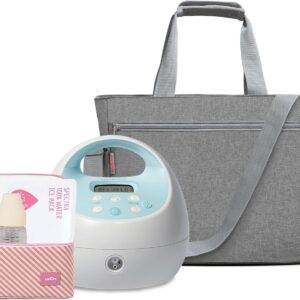 Spectra - S1 Plus Electric Breast Milk Pump with Tote Bag, Breast Milk Bottles and Cooler for Baby Feeding
