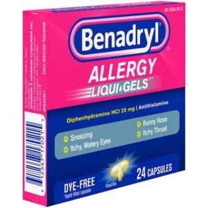 Benadryl Allergy Liqui-Gels
